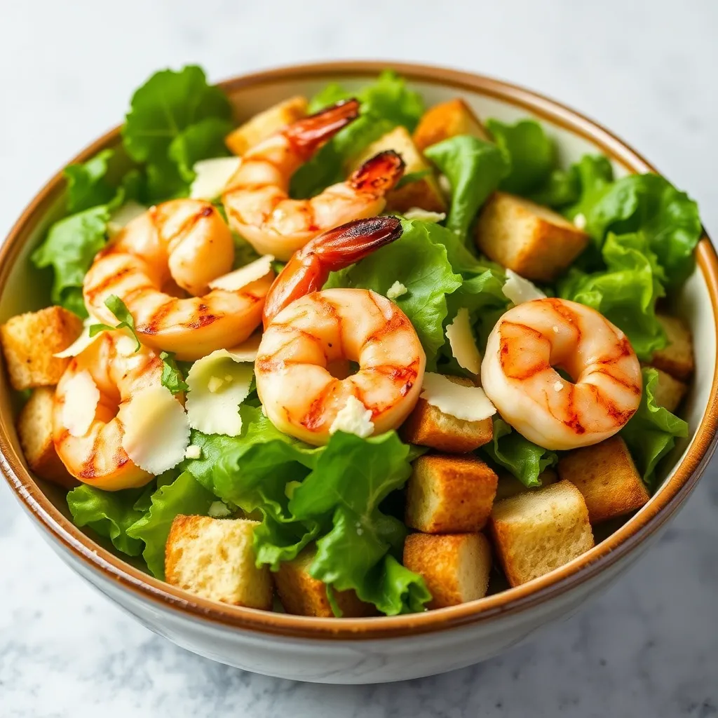 Салат з креветками