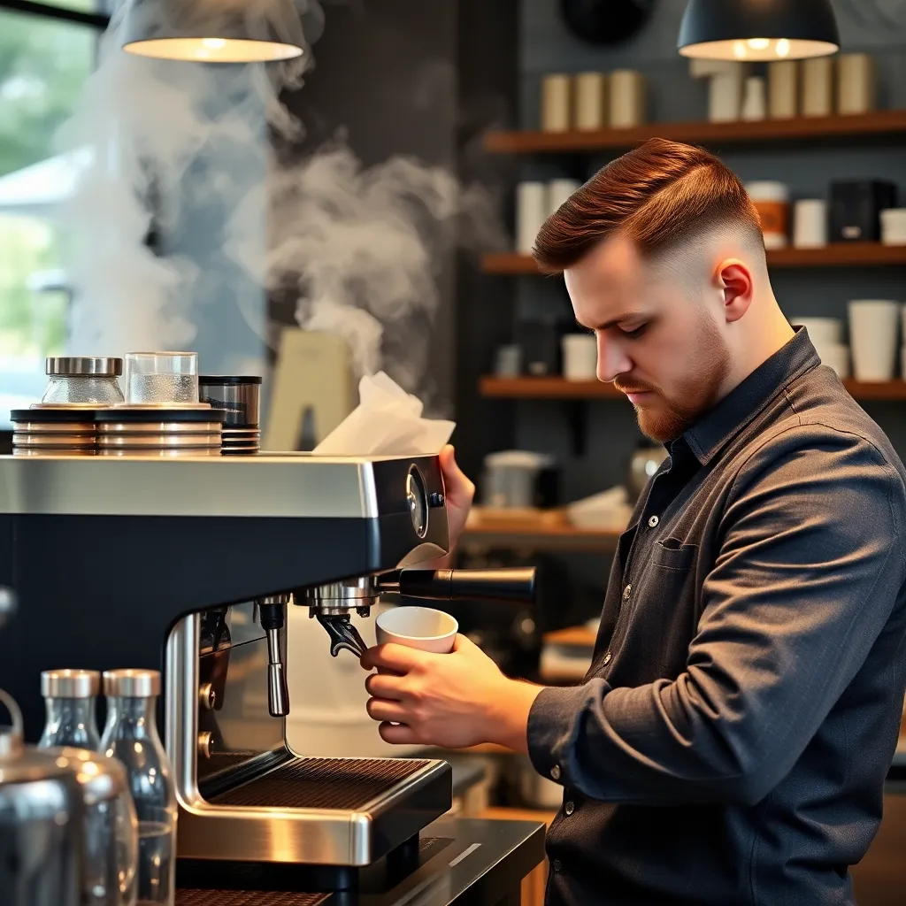 Процес приготування кави